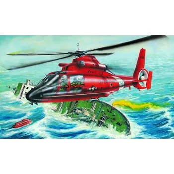 Plastikový model US HH-65A Dolphin - Trumpeter 02801