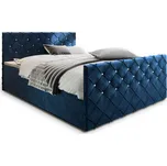 PRM Kontinentální čalouněná postel MARDI (180 x 200 cm) Barva látky: MAGIC VELVET 2316