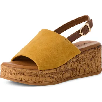 Dámské sandále DÁMSKÉ SANDÁLY TAMARIS 1-28393-42 600 ŽLUTÁ Barva: ŽLUTÁ, Velikost: 37