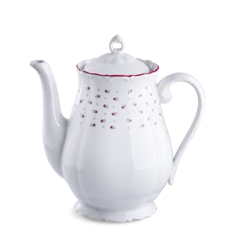 Konvice na čaj Konvice kávová s víčkem, český porcelán, Verona, 1,25 l, Franceska, G. Benedikt