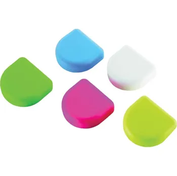 M+W Dental Krabička na rovnátka 1ks - neonově žlutozelená