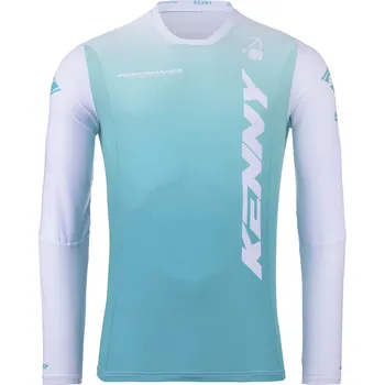 cyklistický dres KENNY dres PERFORMANCE 25 gradient green - M