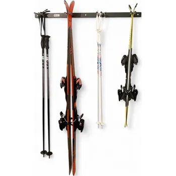Držák na lyže na zeď - svislý KACERLE pro 2 páry lyží