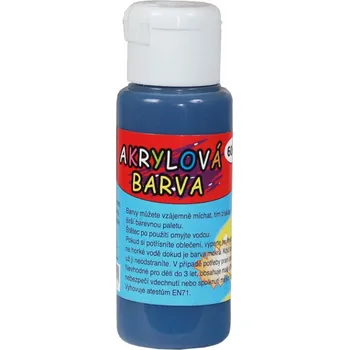 Speciální výtvarná barva Akrylová barva 60ml - tmavě modrá (deep blue)
