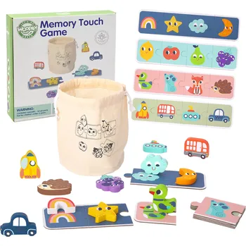 Puzzle Woopie Green Dřevěné Pexeso - Dotykové Puzzle