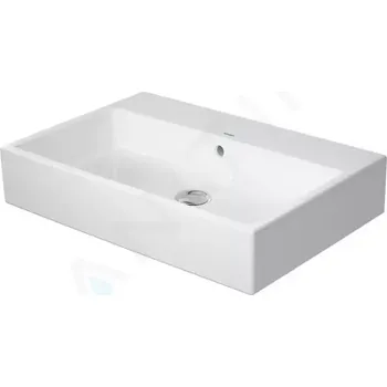 Umyvadlo Duravit Vero Air Umyvadlo nábytkové 70x47 cm, s přepadem, bez otvoru pro baterii, WonderGliss, bílá, 23507000281