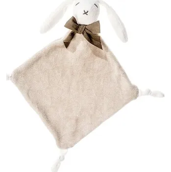 plyšák Maud N Lil Mazlík Králíček z organické bavlny hnědošedý