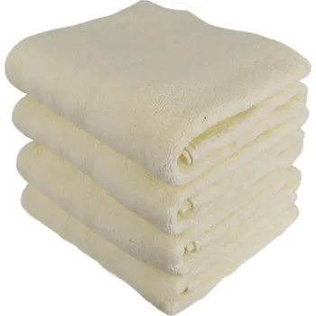 Prostěradlo Sada froté osušek UNI 70x130 cm 4 ks krémové