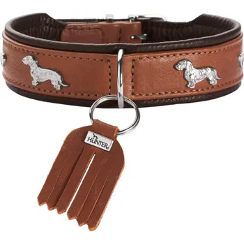 Obojek pro psa HUNTER MÜNCHEN Jezevčík obojek - koňak/černá 32/XS Hunter