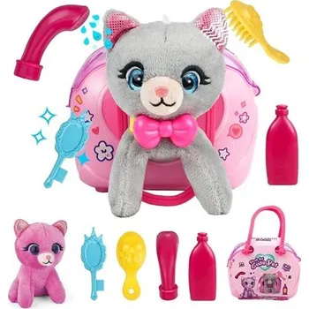 plyšák Vizopol Koťátko v kabelce s doplňky 17,5 × 11 × 24 cm