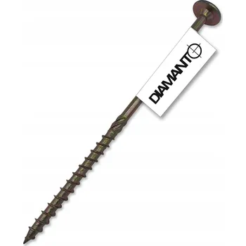 Vrut TESAŘSKÉ VRUTY DO DŘEVA 8x340 TORX HLAVA TALÍŘOVÁ S PODLOŽKOU 50 ks