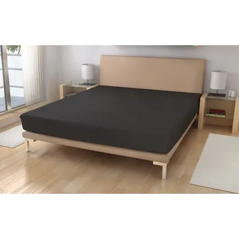 Prostěradlo Polášek Holešov Froté prostěradlo č.62 antracit Šedá 85% bavlna + 15% polyamid 140x200