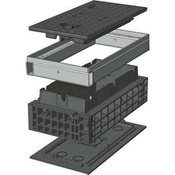 kabelová chránička Langmatz Šachta kabelová Langmatz EK278 poklop D400 litinový