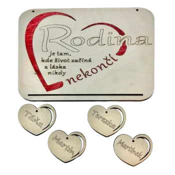 Domovní cedule DCH Cedulka - RODINA