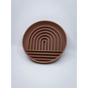 Miska pro psa Lízací miska - duha terakota