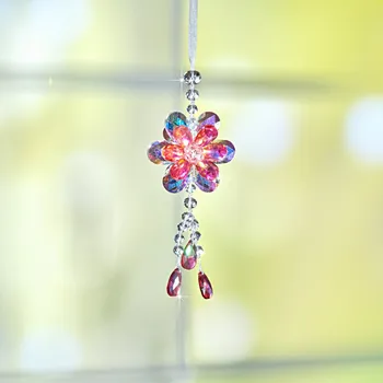 Dámské pantofle 3Pagen Závěsná dekorace Květ růžová