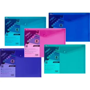 Obálka Snopake, Kapsa s drukem Polyfile, A3, electra mix barev