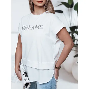 Dámské tričko Smetanové dámské tričko s podšívkou DREAMY RY2521 Velikost: S