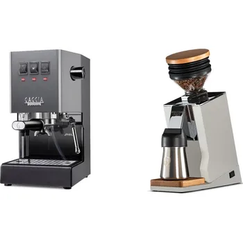 Kávovar Gaggia Classic E24, grey + Eureka Mignon Single Dose PRO, White…