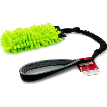 Hračka pro psa PískacíPotvůrky „MOP“ s amortizérem, zelený, 80 cm