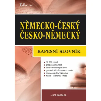 Kniha Německo-český / česko-německý kapesní slovník - kolektiv autorů TZ-one - e-kniha