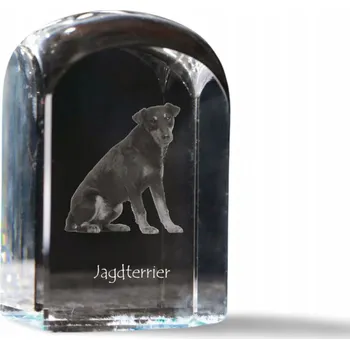 Obraz Německý lovecký teriér v křišťálu, památka, trofej
