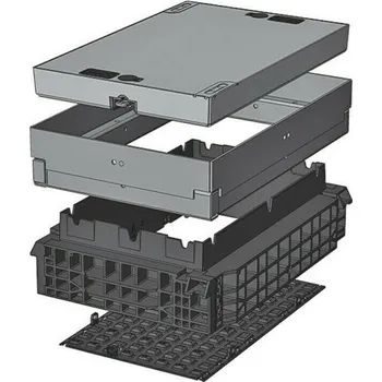 kabelová chránička Langmatz EK368 Šachta kabelová poklop D400 betonový