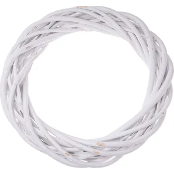 Věnec Proutěný věnec Elemetary bílá, pr. 20 cm