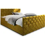 PRM Kontinentální čalouněná postel MARDI (160 x 200 cm) Barva látky: MAGIC VELVET 2234