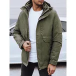 Pánská tmavě zelená zimní bunda s kapucí TX4910 Velikost: 2XL