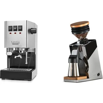 Kávovar Gaggia Classic E24 BC, stainless steel + Eureka Mignon Single…