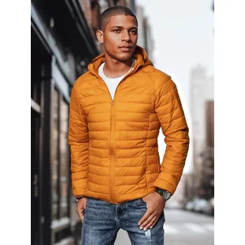 Prošívaná přechodová bunda - žlutá TX4409 Velikost: L