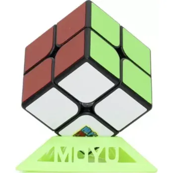 Hlavolam MoYu Meilong Rubikova kostka 2x2x2 černá s nálepkami