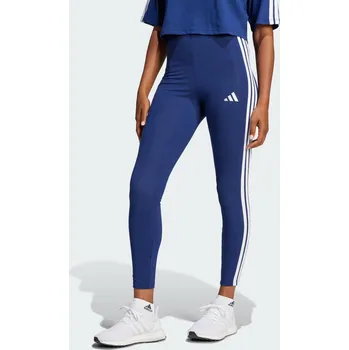 Dámské legíny ADIDAS Legíny Essentials 3-Stripes Cotton 2XL BÍLÁ|MODRÁ