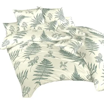 Povlečení Povlečení krep Kapradí banán 140x200, 70x90 cm
