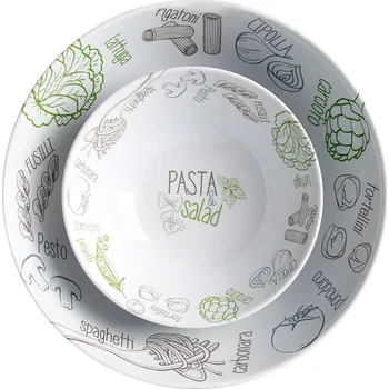 Talíř Sada misek Brunner Pasta&Salad Bowl Set Barva: bílá