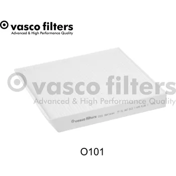 Ventilátor topení a klimatizace Filtr, vzduch v interiéru VASCO O101