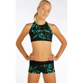 Dívčí plavky Dívčí plavky kalhotky LITEX s nohavičkou černé Velikost: 146