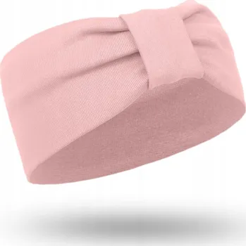 Čelenka Dětská bavlněná čelenka NANDY do vlasů s oušky – široká čelenka pro dívky