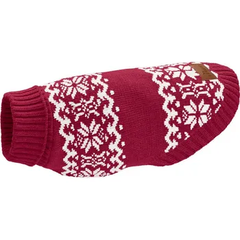 Obleček pro psa HUNTER BIRKA svetřík s roláčkem - červená 35 Hunter