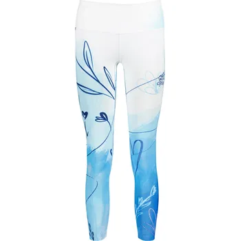 Dámské kalhoty Dámské dlouhé legíny premium ALTISPORT VOJ/ALW083LEG01 BÍLOMODRÁ M