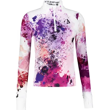 Dámská mikina Dámská sportovní mikina premium plus ALTISPORT VOJ/ALW055MI04 FIALOVÁ/ORANŽOVÁ XL