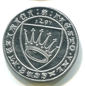 VALAŠSKÉ MEZIŘÍČÍ. Pamětní groš k výročí města. 1297. Al.