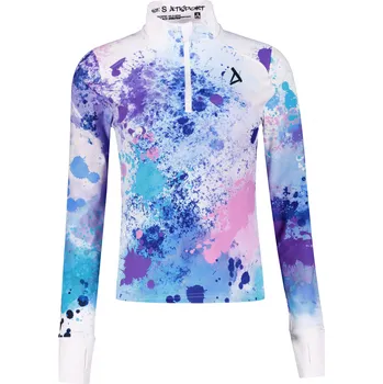 Dámská mikina Dámská sportovní mikina premium plus ALTISPORT VOJ/ALW055MI04 FIALOVÁ/MODRÁ XL