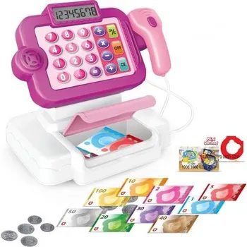 Hra na obchod Rappa Mini obchod - Pokladna česká - růžová