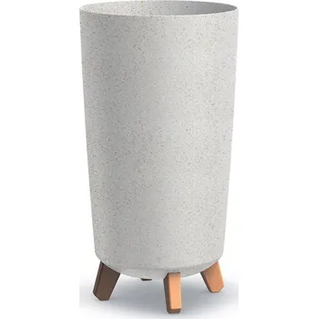 Vysoký květináč GRACIE TUBA SLIMECO bílý, varianta 19,5 cm