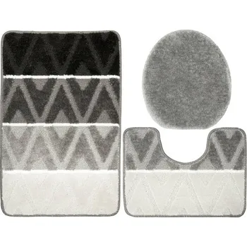 Koberec Sada koupelnových koberečků PALMA Grey