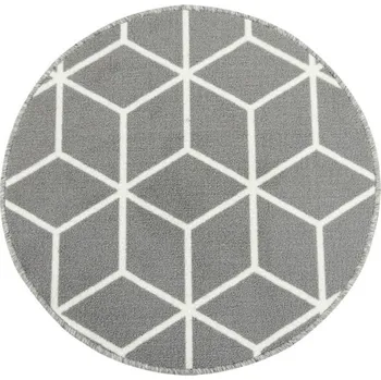 Koberec Protiskluzový koberec Cubes 19 světle šedý