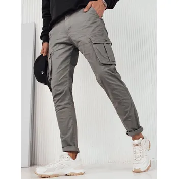 Pánské oblečení Šedé cargo kalhoty UX4255 Velikost: 34/48