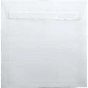 Obálka Čtvercové obálky 17 cm HK Aster Tracing z poloprůhledného pauzovacího papíru - 25 Ks.